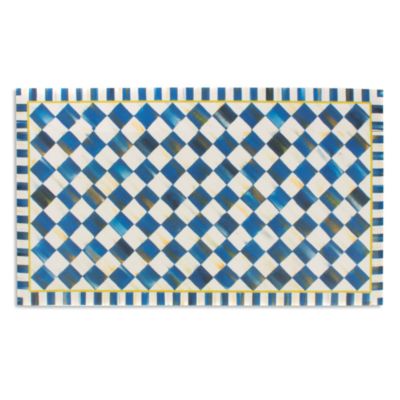 Mackenzie-Childs - Royal Check Floor Mat, 2' x 3'