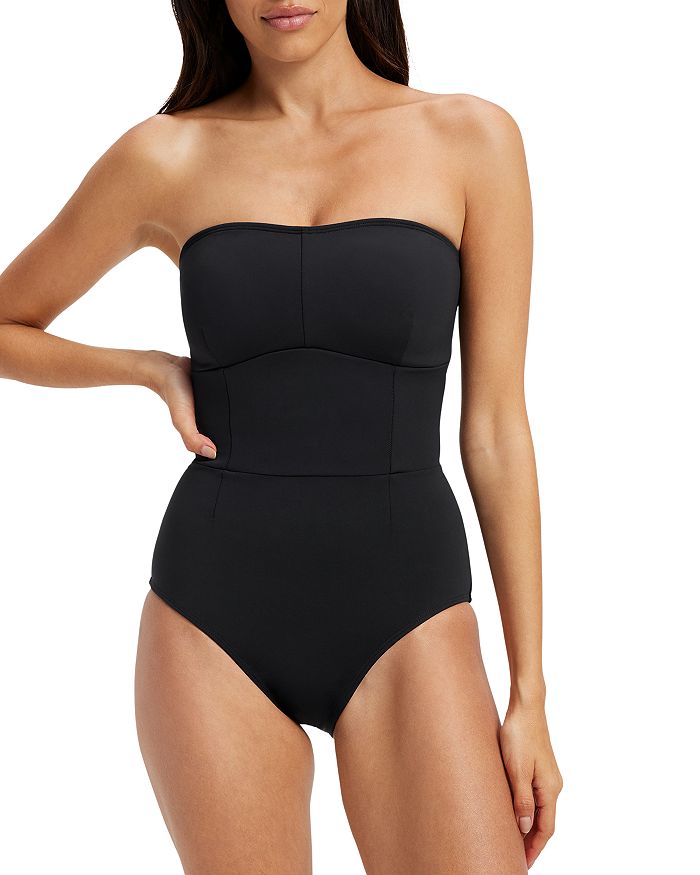 Good American Scuba Plunging Strapless Bodysuit – AshleyCole Boutique