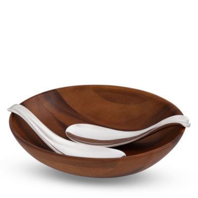 Yin Yang Salad Bowl with Servers