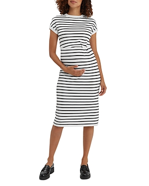Lydia Stripe Maternity Dress