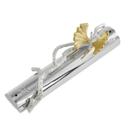 Butterfly Ginkgo Luxe Mezuzah - Exclusive