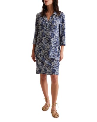 Vintage Navy Wool Gerard Darel Shirt Dress XS/S