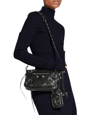 Le Cagole Men Mini Leather Flap Bag