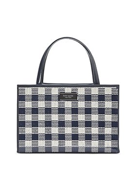 kate spade new york - Sam Icon Small Gingham Sequin Embellished Tote