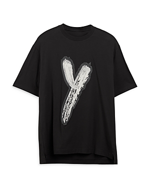 Y-3 Logo Gfx Tee In Black
