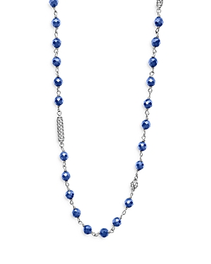 Lagos Sterling Silver Caviar Bead Station Necklace, 34