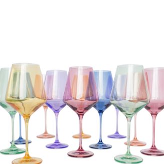 Estelle Colored Glass: Candy-Colored Wine Glasses and More!