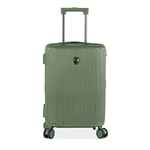 Heys Earth Tones Carry On Spinner Suitcase In Moss