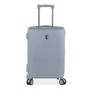 Heys Earth Tones Carry On Spinner Suitcase In Glacier Gray