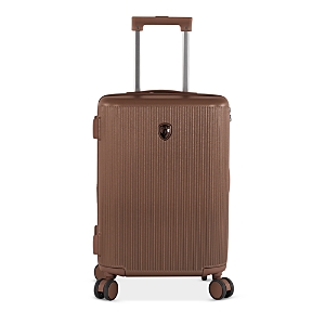 Heys Earth Tones Carry On Spinner Suitcase In Umber