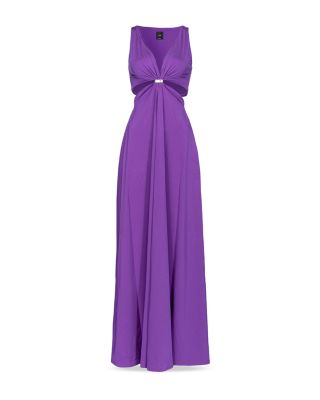 PINKO Plunge Maxi Dress | Bloomingdale's