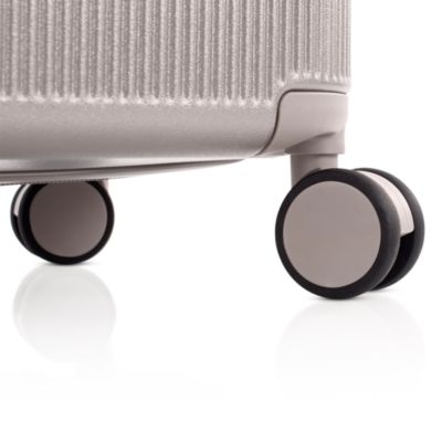 Earth Tones Large Upright Expandable Spinner Suitcase