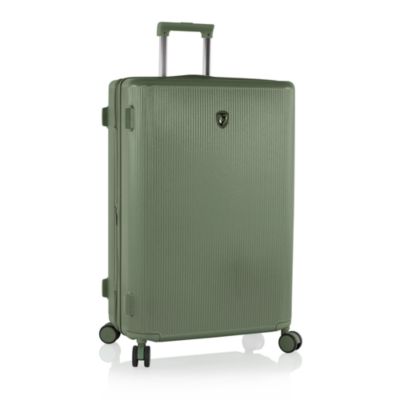 Earth Tones Large Upright Expandable Spinner Suitcase