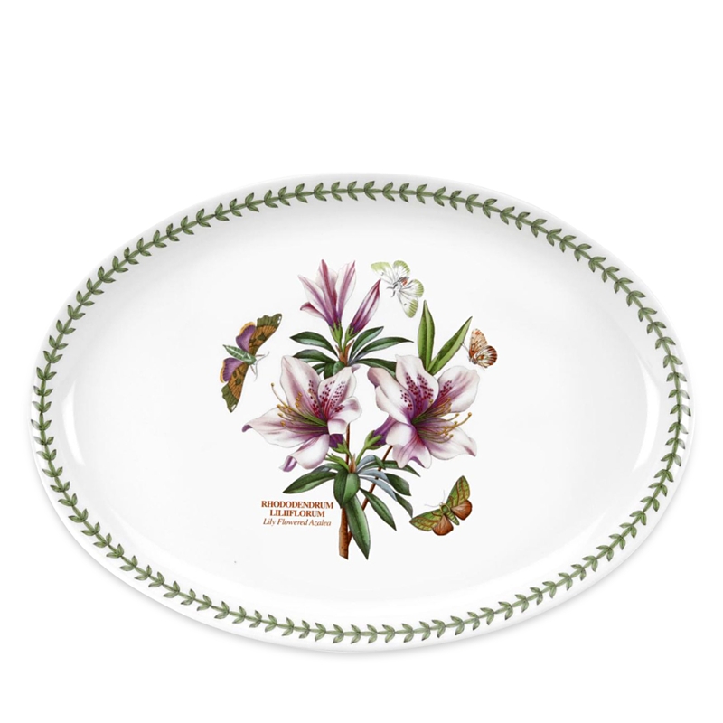 Portmeirion Botanic Garden Azalea Platter In White
