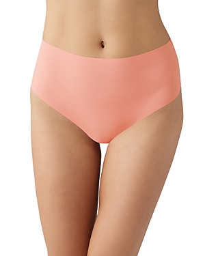 B.tempt'd By Wacoal B.bare High-waist Thong In Peach Amber