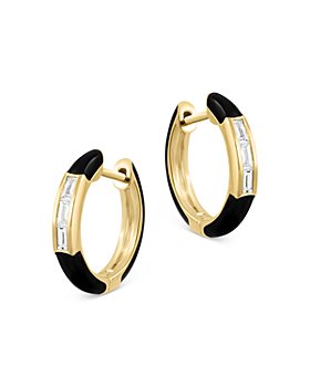 Enamel Wedding Jewelry, Black Earrings Women, Enamel Stud Earrings