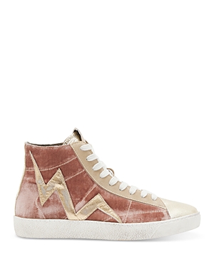 ALLSAINTS WOMEN'S TUNDY BOLD LACE UP HIGH TOP trainers