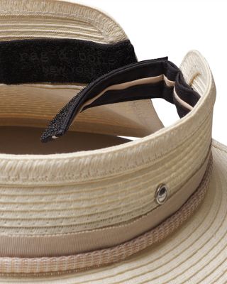 rag & bone Somer Straw Visor | Bloomingdale display picture 2