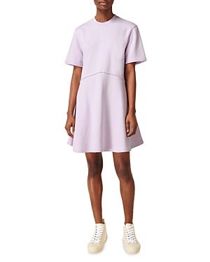 Sweaty Betty Revive Cotton Blend T-shirt Dress In Mistflower Purple