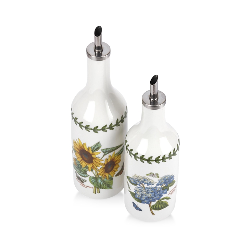 PORTMEIRION BOTANIC GARDEN OIL & VINEGAR DRIZZLER SET