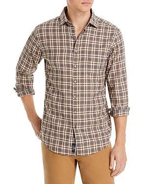 Rodd & Gunn Lawrence Sports Fit Plaid Button-up Shirt In Gravel