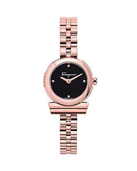 Ferragamo - Gancino Rose Gold Ion Plated Stainless Steel Watch, 22.5mm