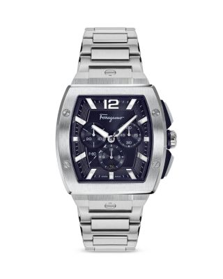 F-80 Tonneau Stainless Steel Chronograph Watch, 41.8mm