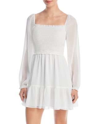 1.STATE - Smocked Ruffled Dress