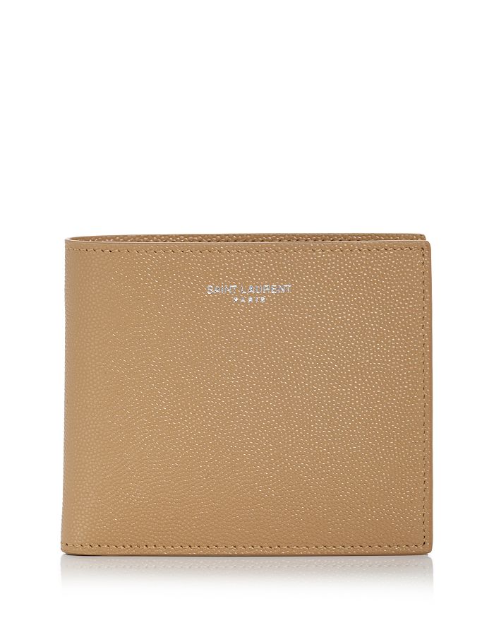 Saint Laurent Pebbled Leather Bifold Wallet Bloomingdale's