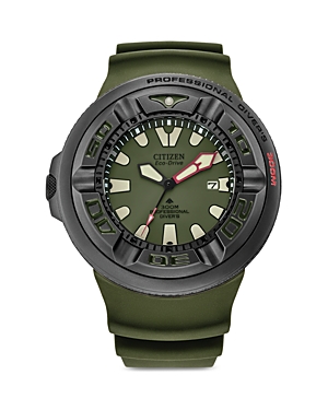 Citizen Eco Promaster Stainless Steel Strap Watch, 48.2mm In Green