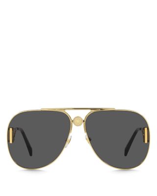 Solid Pilot Sunglasses, 63mm