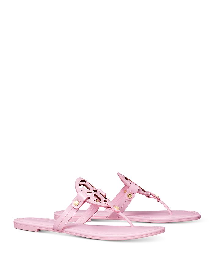 Tory Burch Women's Miller Classic Leather Sandals In Petunia Patent Leather