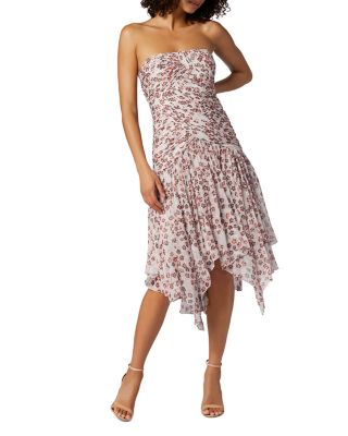 Joie Silk Vivienne Floral Strapless Dress | Bloomingdale's Women