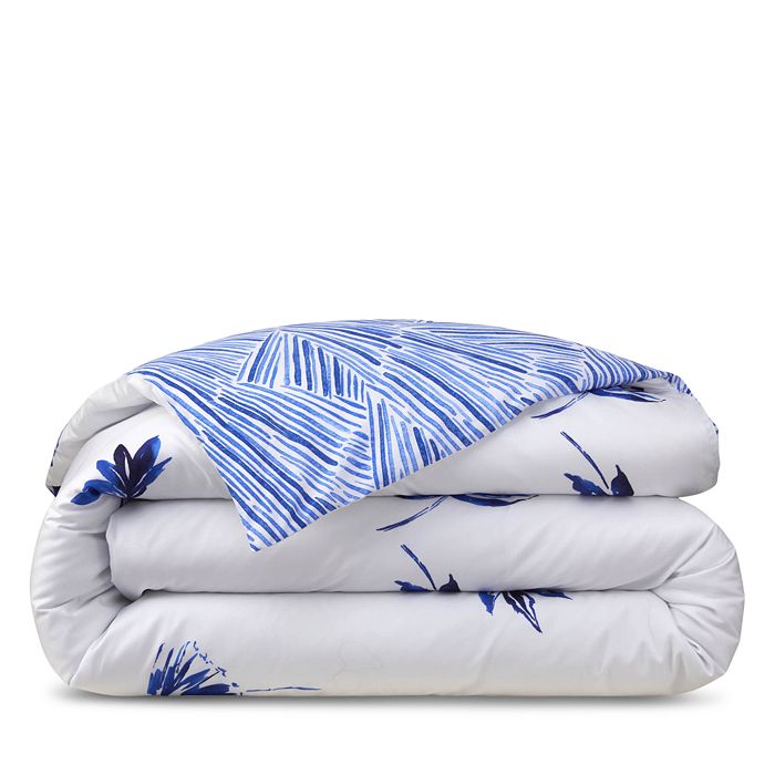 Yves Delorme Florida Cotton Duvet Cover, Full/Queen Bloomingdale's