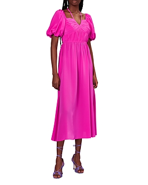 Shop Whistles Limited Edition Cecille Dress In Pink