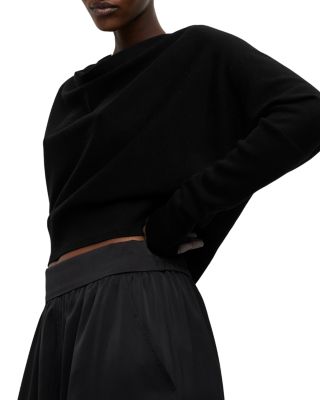 Ridley Cowl Neck Cropped Sweater