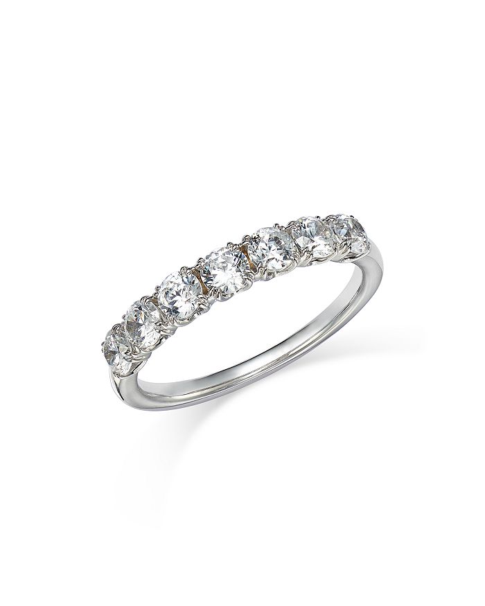 Bloomingdale's Certified Diamond Band in 14K White Gold featuring