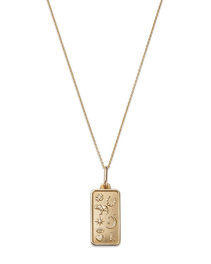 Gold lucky clearance charm pendant