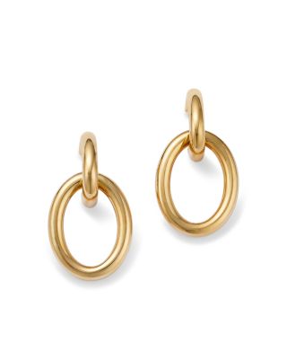 Alberto Amati - 14K Yellow Gold Doorknocker Drop Earrings