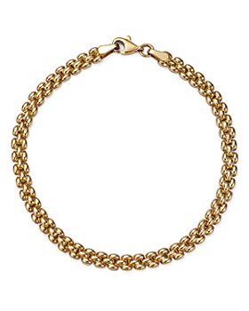 Bloomingdale's - Popcorn Link Chain Bracelet in 14K Yellow Gold - 100% Exclusive