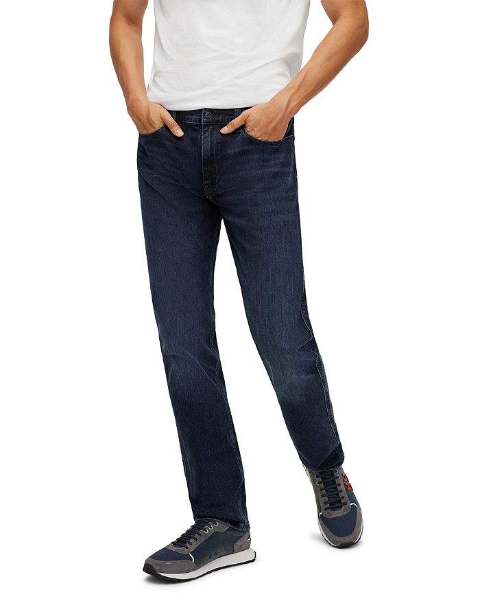 HUGO Slim Fit Jeans in Navy | Bloomingdale's