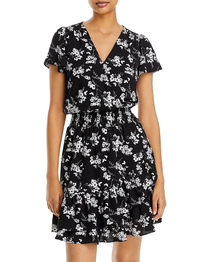 Michael Kors Botanical Ruffled Dress | Bloomingdale's
