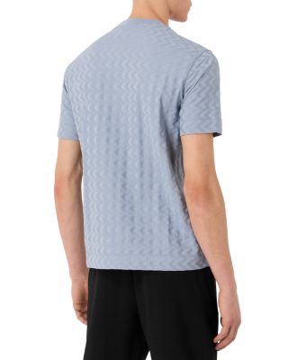 Cotton Zigzag Crewneck Tee