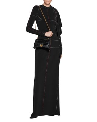 Crush Mini Chain Bag Crocodile Embossed