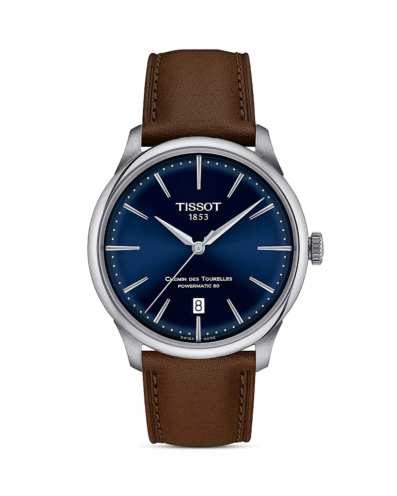 Tissot Chemin des Tourelles Powermatic 80 Watch, 39mm