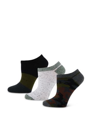 Sanctuary - Mother Nature Camo Low Cut Ankle Socks, Pack of 3