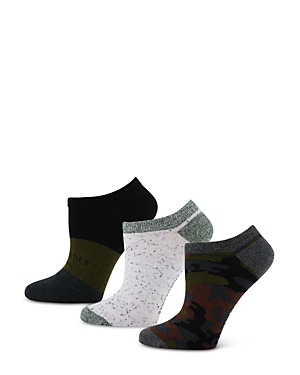 Sanctuary Mother Nature Camo Low Cut Ankle Socks, Pack Of 3