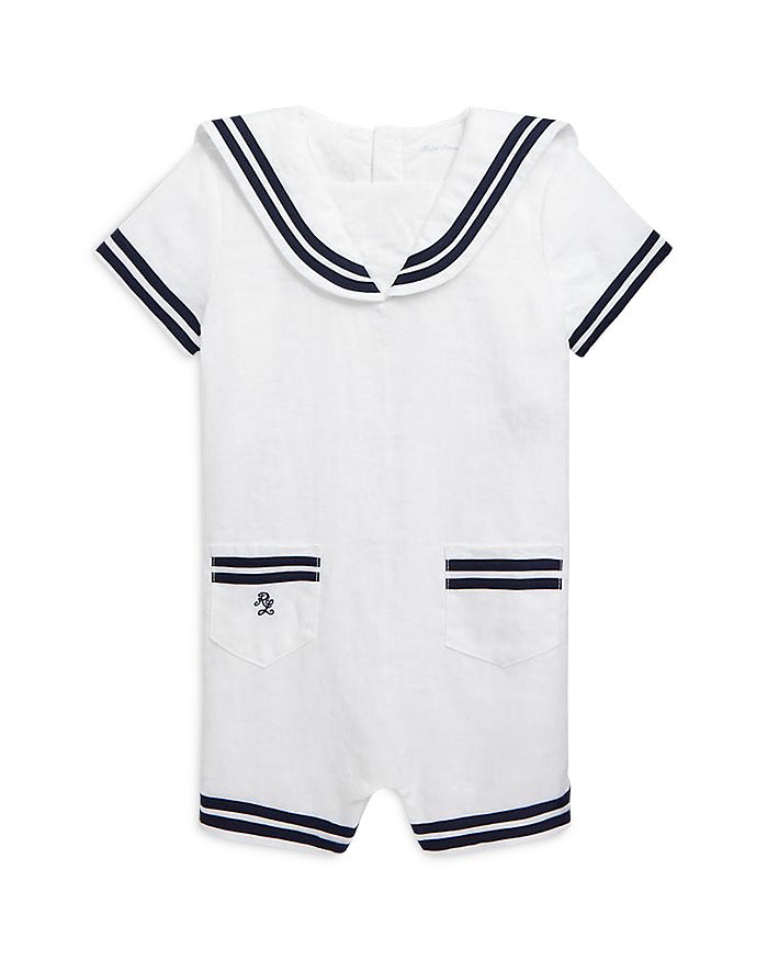 Ralph Lauren - Boys' Linen Sailor Shortall - Baby