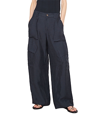 Shop Vince Wide Leg Cargo Pants In Coastal