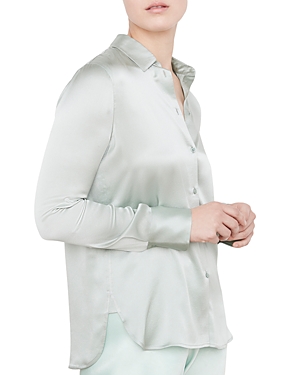 VINCE COLLARED BUTTON FRONT SHIRT
